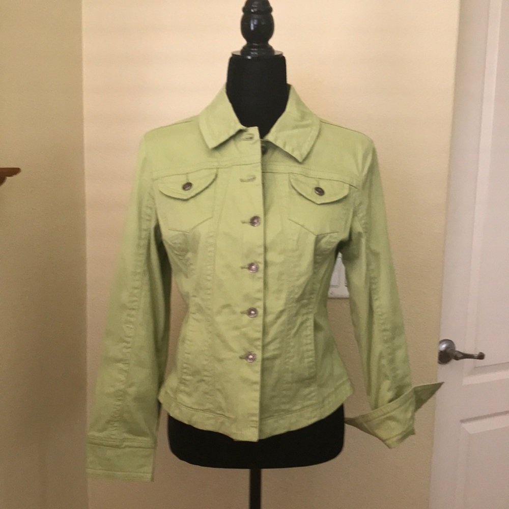 Women’s Stretch Cotton/Spandex Denim Jacket.